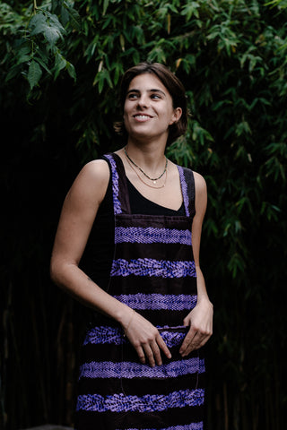 Afrikanische Kochschürze Lila